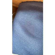 크로스 스티치 패브릭 14 카운트 (14 CT) 50X50cm 다 천 크로스 스티치 패브릭 네이비 블루 다 최고의 품질, 보여진 바와 같이, 25-25cm, 1개