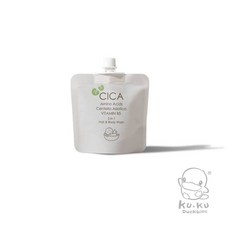 酷咕鴨 KUKU 舒敏積雪草洗髮沐浴乳液旅行組, 洗髮沐浴精30ML, 1個