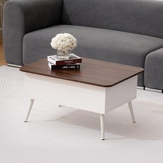 예다 리프트업 소파 테이블 (800/1200), 월넛