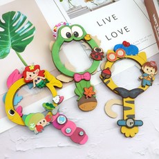 키득키득 우드공예 MDF DIY 물방울 과학 돋보기 여름바다