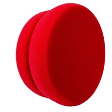 OLIMA 手持上蠟棉 新款加厚版雙層銅鑼燒設計 汽車美容上蠟更輕鬆, 詳見包裝, 詳見包裝, 4吋比利時馬卡龍(紅色)