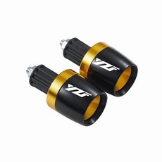 신형 오토바이 핸들 엔드 웨이트 캡 플러그, 1개, 5. Gold