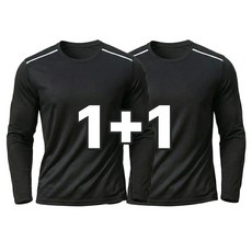 어반네이비 남자 여름 긴팔 쿨티셔츠 냉감 스포츠 티셔츠 1+1