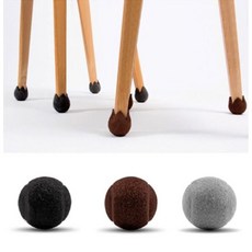 프리미엄 테니 스공 의자 발커버1P 소음방지 의자캡 jme*3977jK, 프리미엄 블랙, 1개