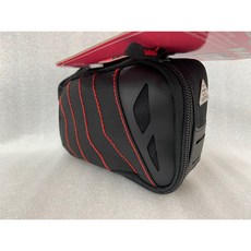 『時尚單車』LOTUS SH6-114R 自行車 條紋車線 快扣式 座墊袋, 紅, 1個