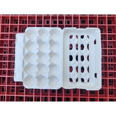 오픈형 백색 15구 계란판 10개