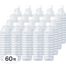 지리산물하나 eco 생수 무라벨, 500ml, 60개