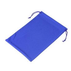 요키브 스키 고글 백 스포츠 마이크로파이버 스노우 케이스 커버 수납 슬리브 드로스트링 파우치, Blue