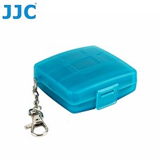 又敗家JJC 防潑水SD.CF記憶卡儲存盒MC-6B 附鑰匙鏈 記憶卡收納盒 記憶卡保護盒 SD卡盒 CF記憶卡盒, 1個