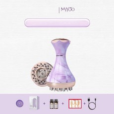 채움픽(채움마켓) EMS괄사 고주파 미세전류 마사지기, 기본 색상, + 10ml 2병 + 경혈 차트