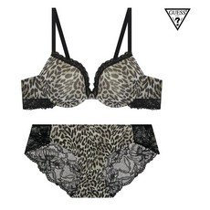 게스언더웨어 속옷 와이어브라팬티세트레이스포인트 호피나염 GDWBR122BRGDWPT122BR EWS916 CMY558