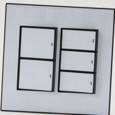 매입형 스위치 인테리어 모던 화이트 전등 교체 푸쉬 5구 스위치