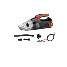 컴프레셔 기능을 갖춘 강력 흡입 LED 차량용 청소기 압게이지 자전거바람 편리한 트렁크 오토바이바람 dew+6204oV