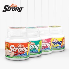 알프스 스트롱 천연 포도당 캔디 60g 4가지맛 레몬 딸기 오렌지 사과, 1세트