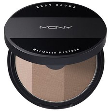 MACQUEEN 3色修容盤 灰棕色，打造自然立體輪廓，長效持妝, 1個