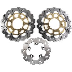 스즈키 GSXR 600 750 2006-2007 1000 2005-2008 골드와 호환되는 플로팅 프론트 및 리어 브레이크 디스크 로터
