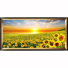 히여 보석 십자수 DIY 패키지 3D 90여종 도안 소형 중형 대형 시리즈, 66. 노을 해바라기 BH-241, 1세트