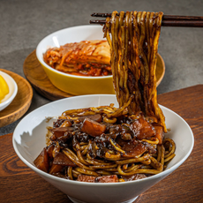 미가푸드 생중화면+직화짜장소스x5 (5~)/밀키트, 1개, 1kg