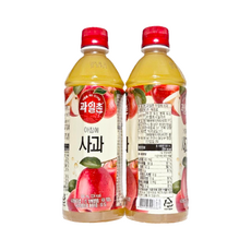 해태 과일촌 아침에 사과 주스 쥬스 500ml x 6개