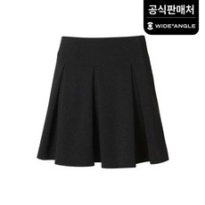 와이드앵글 공식 여성 CF 티아라 메탈사 골프 니트 골프 큐롯 L_WWU22Q43Z1 (정상가:239 000)