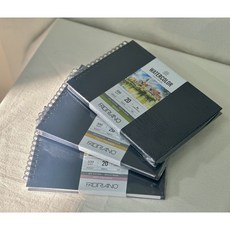 파브리아노 아트스퀘어 양장북 프리미엄 워터칼라북 스프링형 300g B6 /150*150 20매, 황목 B6