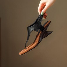 꽃소담 여성용 여름 도쿄 쪼리 스트랩 샌들 3.5cm HZHF299