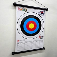 금메달 대형 족자형 표적판, 혼합색상