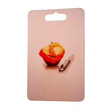 JNXHON Kitchen tools 티타늄 도마 스테인리스 스틸 양면 도마 다양한 과일 해산물 생선 채소 및 메아를 자르기에 적합한 스테인리스 스틸 및 페이스 패드 (, JNXHON Kitchen tools 티타늄 도마 스테, 1개