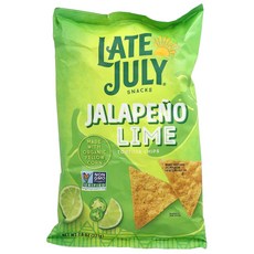 Late July Tortilla Chips Jalapeno Lime 7.8 oz 221 g, Late July, Tortilla Chips, Jal