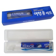 휴대용 페리오 치약 칫솔세트(일반칫솔-중국산), 1개, 50g