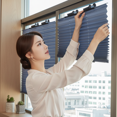 혼시티 무타공 블라인드 커튼