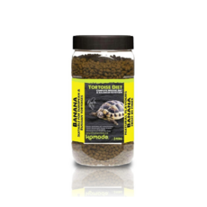 KOMODO 科魔多 陸龜飼料 烏龜飼料, 1個, K007 香蕉口味 340g, 340g