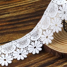 헤븐플라워 4.3cm x 90cm 케미컬 레이스 면실