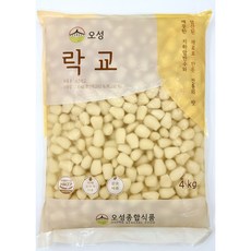 아삭하고 맛있는 오성 락교 4KG, 1개