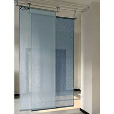 모시 커튼 일본식 가리개 칸막이 조각보 베란다 차단막 인테리어