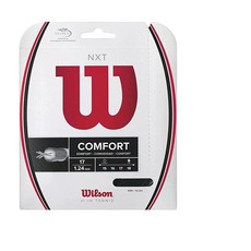 스포츠용품 NXT 테니스 스트링 세트 블랙 17게이지, WILSON Sporting Goods NXT 테니스, 1개