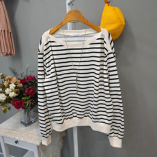 입술넥 라운드 오버핏 맨투맨