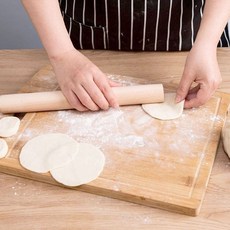 리치점빵 주방용 나무 밀대 칼국수 반죽 밀가루 수제비 밀대 칼국수밀대, 소
