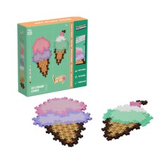 【++Plus-Plus 加加積木】 拼圖系列 250pcs 冰淇淋, 1個, 250片