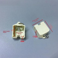 구형 빔 트랙 슬라이딩 커튼 레일 고정 커버 실링 플러그 사각 듀얼 엔드 창문 처리용, 1개, Q. 2개의 유럽식 사각 씰