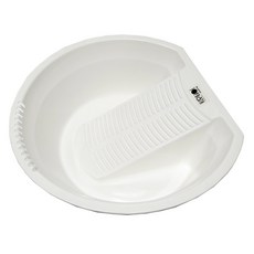 빨래판 대야 국산 빨래판겸용대야 빨래대야 빨래판 프라스틱발래판 화이트, 1개