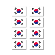 EZMT DIY 열전사 태극기 8개 1세트 패치 스티커 다림질 전사지, 1개, ONE