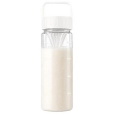 파스텔 쉐이커 보틀 물병 물통 프로틴 쉐이크 미숫가루 믹스 눈금 BPAFREE, 1개, 500ml, 쉐이크화이트