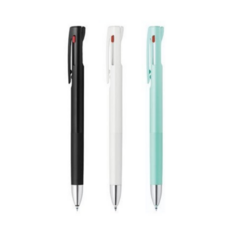 제브라 블렌 3C 3색 볼펜 세트, 0.7mm 블랙1+화이트1+블루그린1 세트, 1개