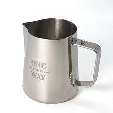 원웨이 엘리 스팀 피쳐 600ml, 1개, 스테인레스