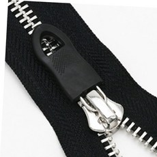 자크 지퍼자가수리 수리 DIY키트 가방 점퍼지퍼 간편교체 지퍼, 검정(소)