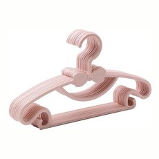蝴蝶衣架【10個裝 加厚無毒無味 安心使用】嬰兒衣架 兒童衣架 寶寶衣架, 粉色, 10個