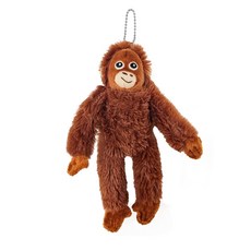 구쯔야 봉제 키링 인형 키홀더 열쇠고리 가방 장식 자동차키홀더 귀여운 이름표 캐릭터, 34. 브라운-오랑이, 1개