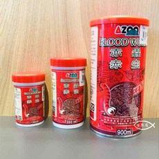 AZOO 赤蟲 高蛋白天然乾燥飼料, 1個, 220ml (20g)
