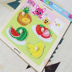 호두상점 핑크퐁 베베꼭지퍼즐 과일 어린이퍼즐